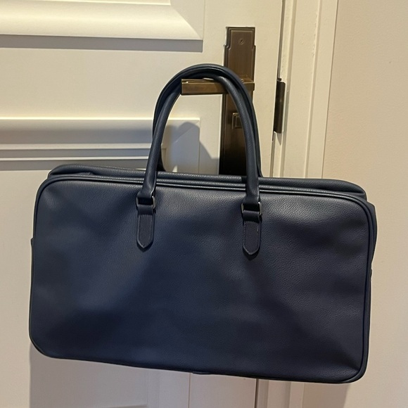 ralph lauren polo Navy duffle bag Brand New gym bag w straps! Crossbody laptop - Picture 9 of 14